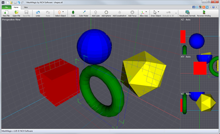 design 3d objects software